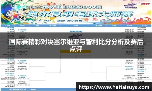 国际赛精彩对决塞尔维亚与智利比分分析及赛后点评